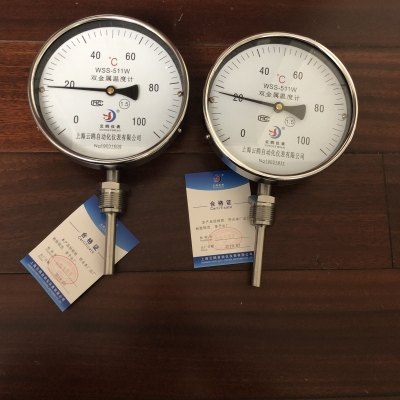 WSSX-485B雙金屬溫度計(jì)0-200℃L=100