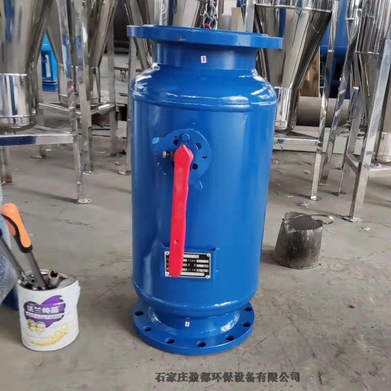 電廠手動濾水器 立式管道除污器 不銹鋼反沖洗過濾器連云港