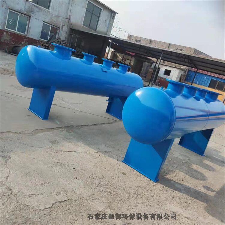 采暖供水分集水器 水源熱泵集水器 空調(diào)補(bǔ)水分集水器江蘇