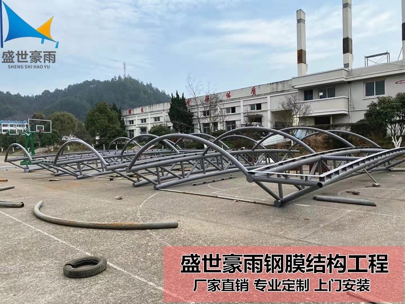 新疆克拉瑪依市張拉膜景觀棚盛世豪雨安裝廠家信賴(lài)推薦