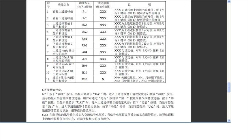 江陰眾和CZJ-B3型振動監(jiān)視儀表參數(shù)設(shè)置