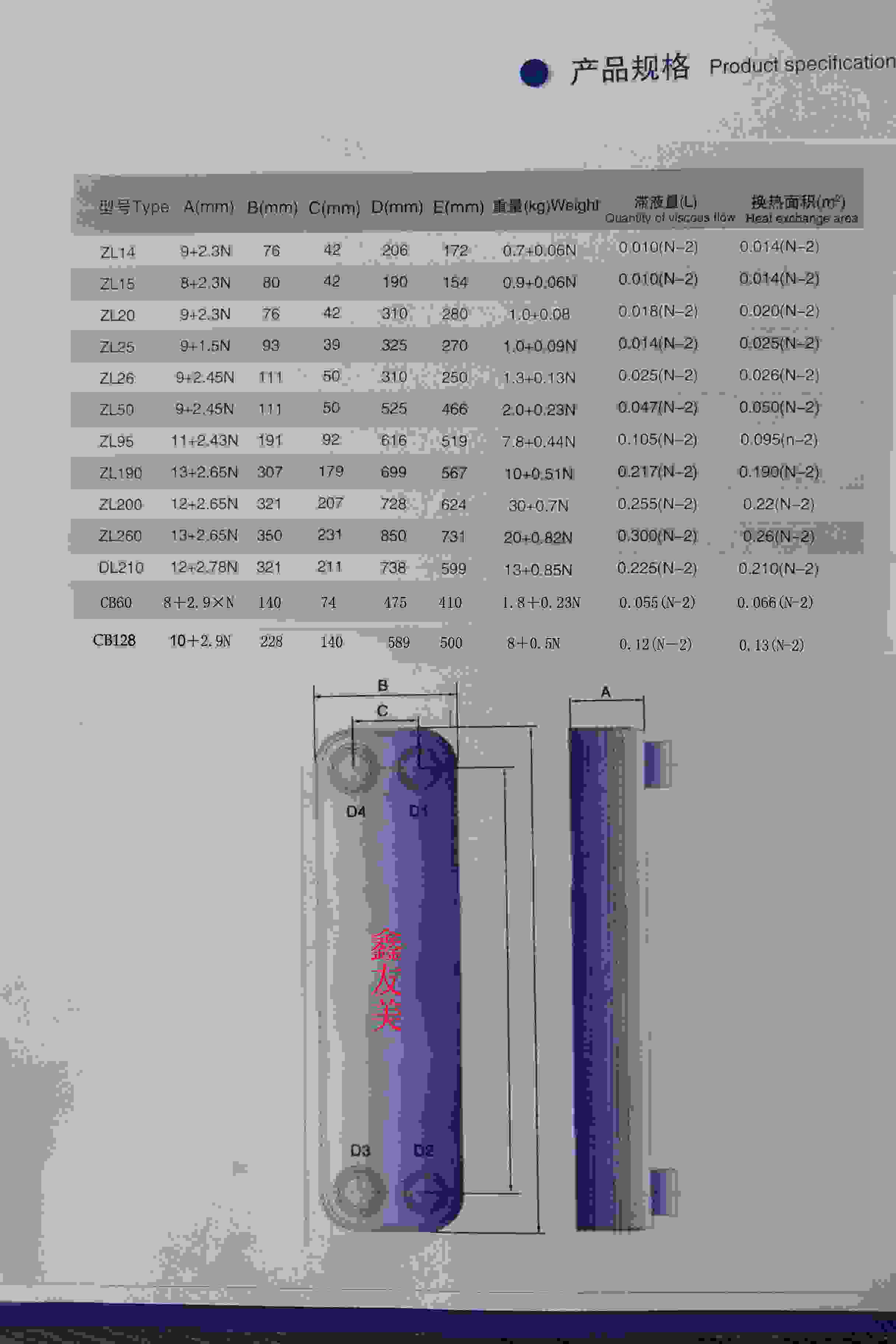 營口高能板式換熱器