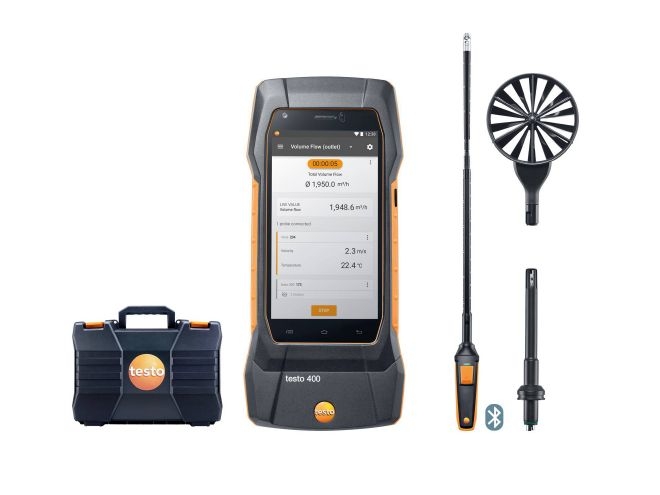 testo 400 - 空調(diào)通風(fēng)系統(tǒng)測量套裝1（含16mm葉輪風(fēng)速探頭）