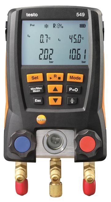 testo 549 基礎級電子冷媒表 - 入門級