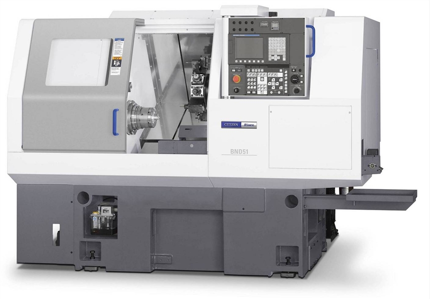 日本西鐵城宮野BND51復(fù)合加工型NC車床刀塔機(jī)