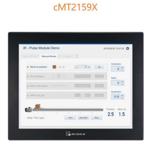 防城港威綸新款CMT系列CMT2159X 人機(jī)觸摸屏帶雙網(wǎng)口