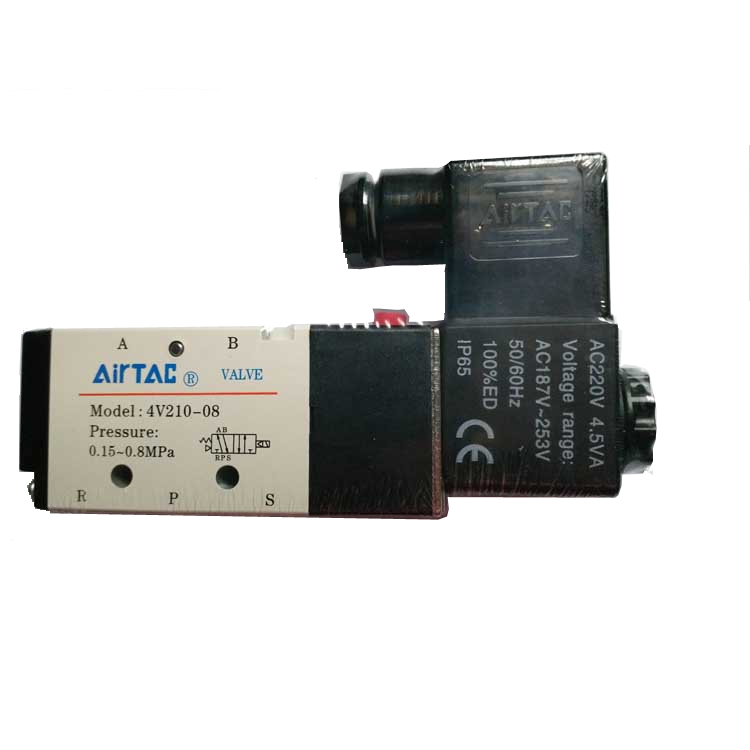 AIRTAC VALVE 氣動(dòng)閥 MODEL 4V210-08 臺(tái)灣亞德客電磁閥