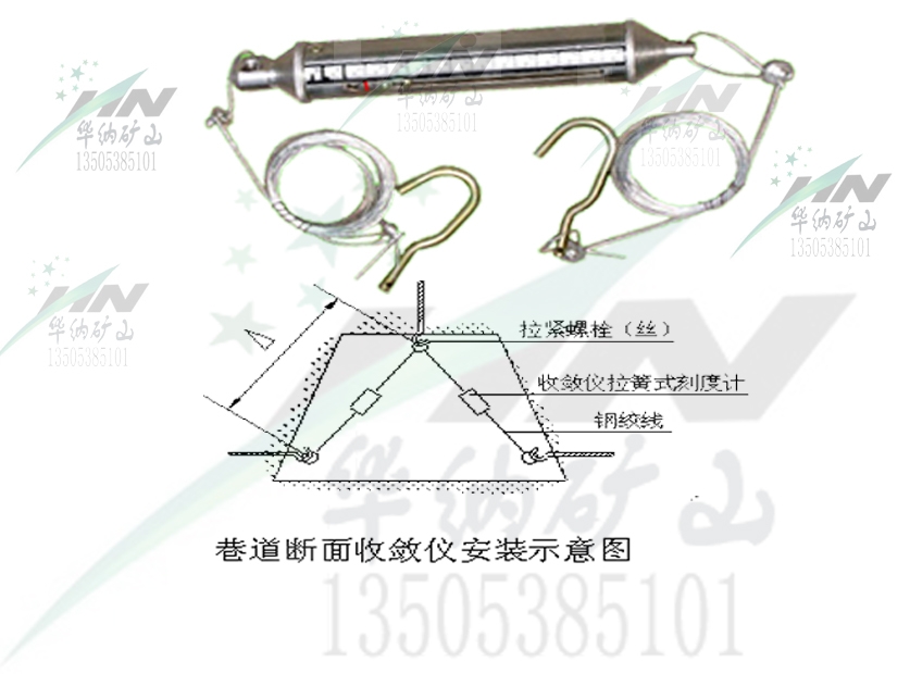 機(jī)械直讀式巷道斷面收斂?jī)x