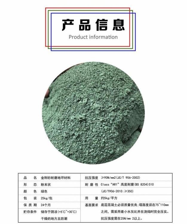 遼寧凌海金剛砂耐磨地坪廠家【市場報價】