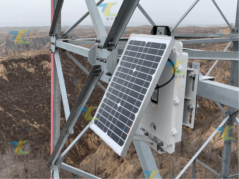 電力桿塔偏斜角度實時測量裝置，能夠準確地監(jiān)測電力鐵塔的傾斜情況