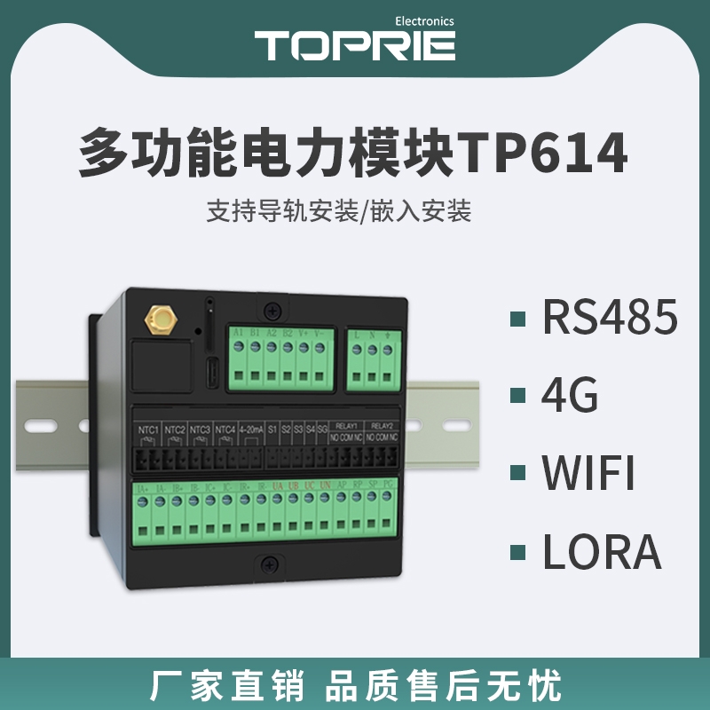 TP614多功能電力模塊三相四線復(fù)費(fèi)率測(cè)量?jī)x表