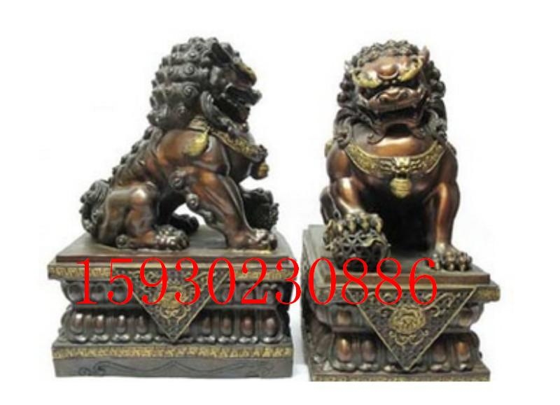 故宮獅雕塑鑄銅獅子