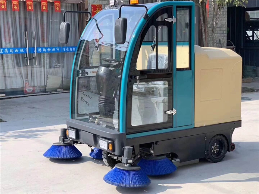 物業(yè)掃地車工廠掃地機(jī)落葉清掃地面清掃機(jī)器