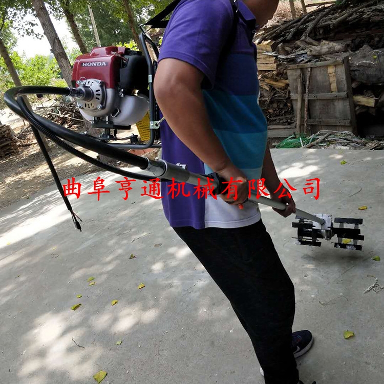 背負式除草機 小型背負式汽油除草機 二沖程茶園鋤草機