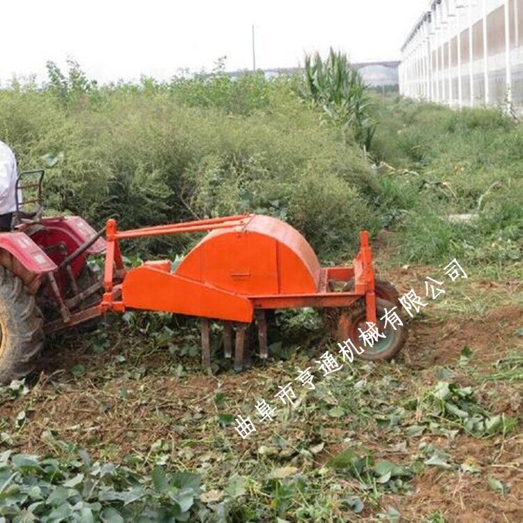 馬鈴薯土豆殺秧機 地瓜秧莖粉碎殺秧機 新型家用殺秧機