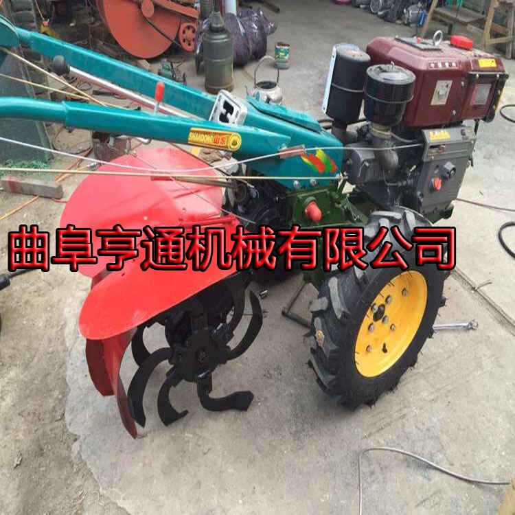 廠家直銷手扶車帶動旋耕機 柴油手扶拖拉機 農(nóng)用旋耕機