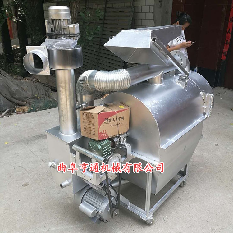 全自動電加熱炒貨機(jī) 大型滾筒炒貨機(jī) 花生大豆炒貨機(jī)