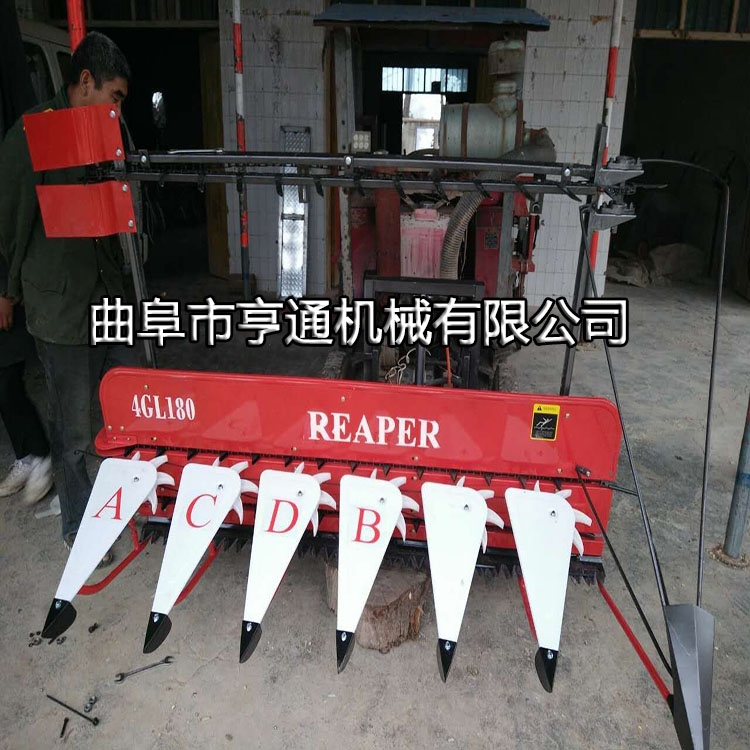 高效多功能收割機 辣椒小型割曬機 秸稈辣椒手扶割曬機