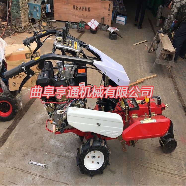 河南汽油微耕機(jī) 小型農(nóng)用廠家 10馬力開溝機(jī)培土機(jī)多用途