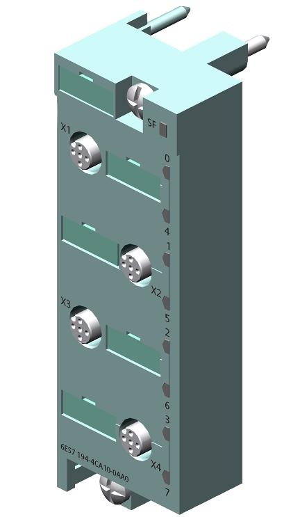 6ES7194-4CA10-0AA0 CM IO 4×M12塑料材質