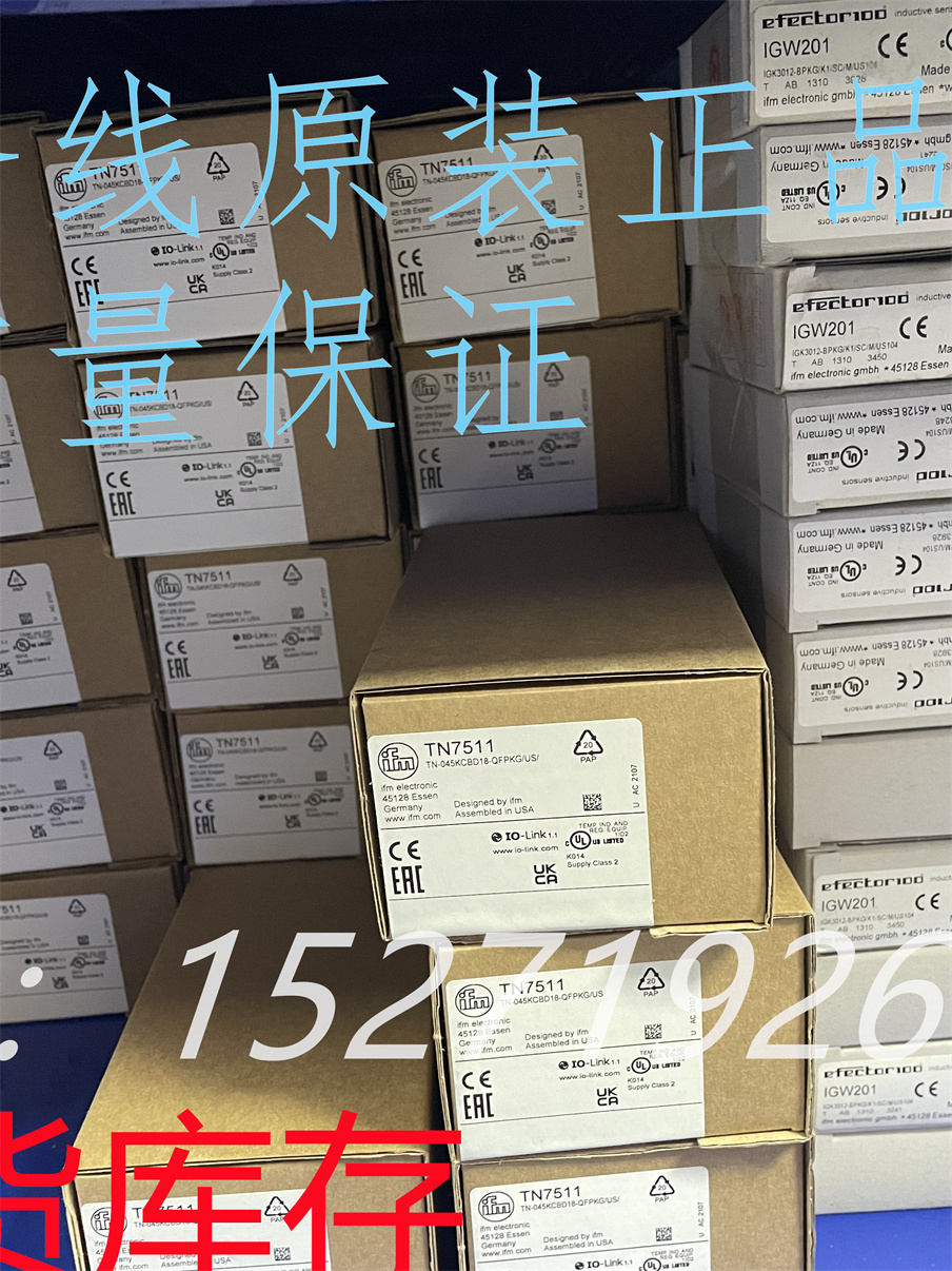 IFM易福門溫度傳感器TN7511全新原裝正品現(xiàn)貨