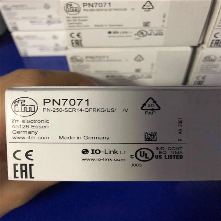 IFM易福門(mén)壓力傳感器PN7071全新原裝正品現(xiàn)貨