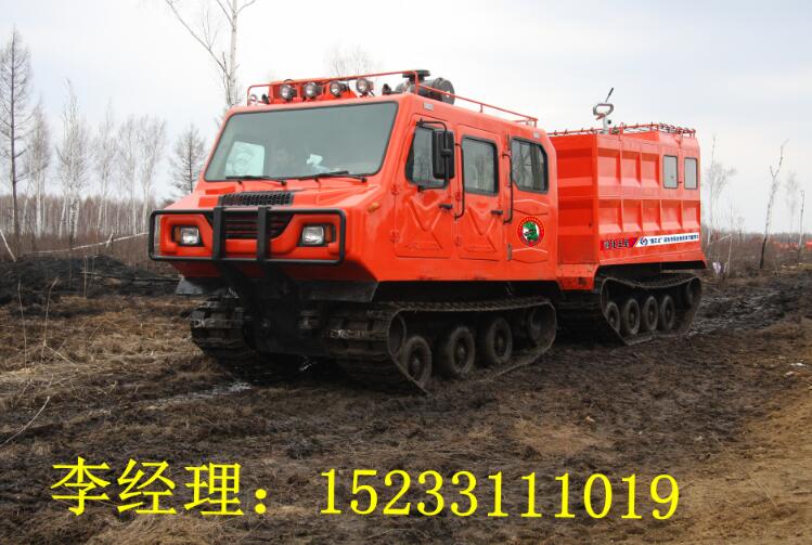 霸王龍全地形雙節(jié)履帶車，1.5噸雙節(jié)全地形兩棲車