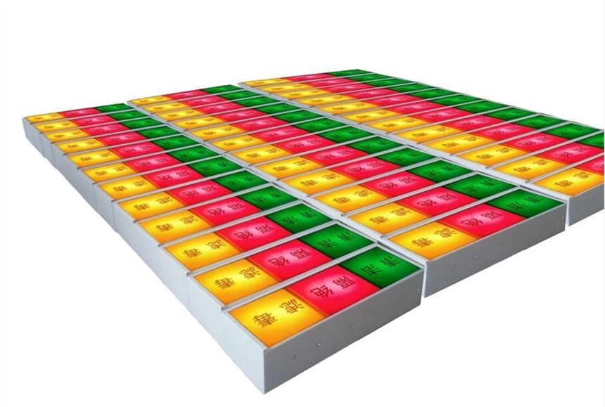 三色AS通風(fēng)信號燈箱三種狀態(tài)顯示：隔絕、清潔、濾毒