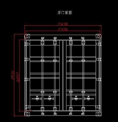 全新集裝箱對開門定做 集裝箱保溫門 貨車車廂門 按需定制