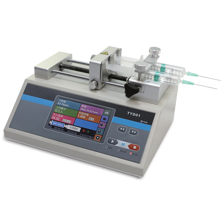 微流控試劑傳輸注射泵TYD01-02兩支注射器