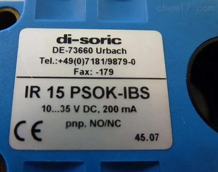 德國DI-SORIC原廠報(bào)價(jià) DCC 6.5 V 02 NOLK/30 電感式接近傳感器