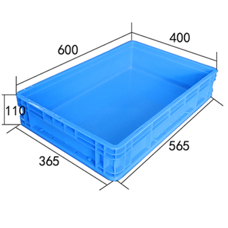 物流周轉(zhuǎn)箱倉(cāng)儲(chǔ)運(yùn)輸箱EU64110塑料儲(chǔ)物箱
