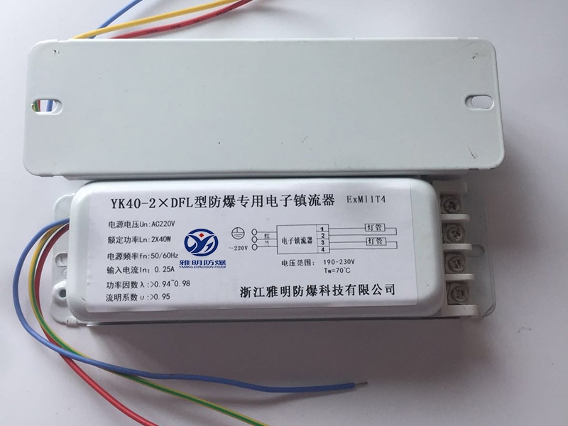 YK40-2xDFL型40W一托二高效節(jié)能防爆電子鎮(zhèn)流器廠家