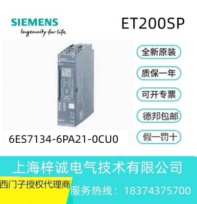 6ES7134-6PA21-0CU0  西門子 ET 200SP 模擬式輸入端模塊 現(xiàn)貨