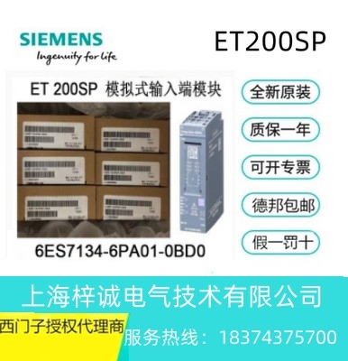 6ES71346PA010BD0 西門子 ET 200SP， 模擬式輸入端模塊 現(xiàn)貨