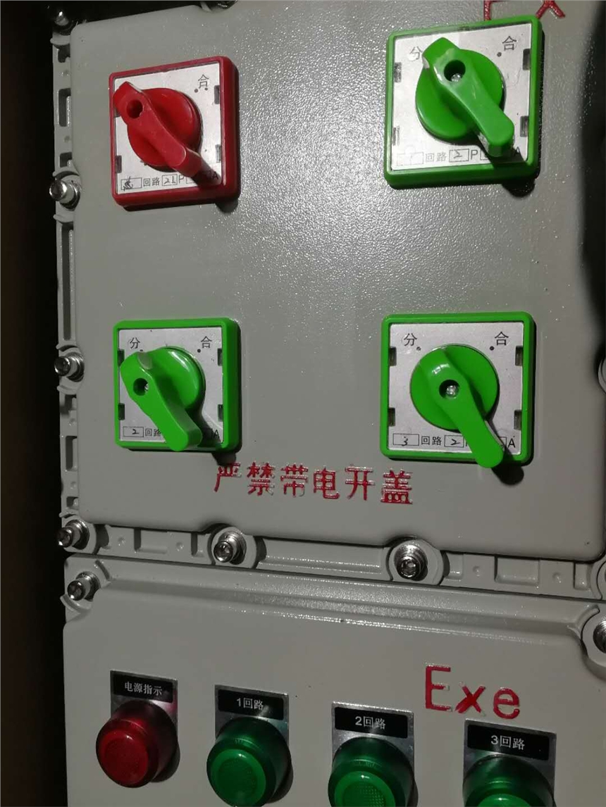 供應(yīng)江蘇鎮(zhèn)江防爆配電箱BXM51-4K控制機(jī)電配電箱300*500