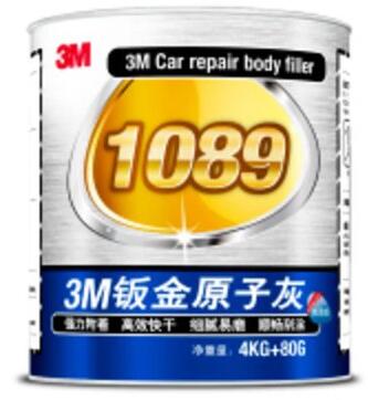 3M? 快易鈑金原子灰 PN1089,4千克/罐