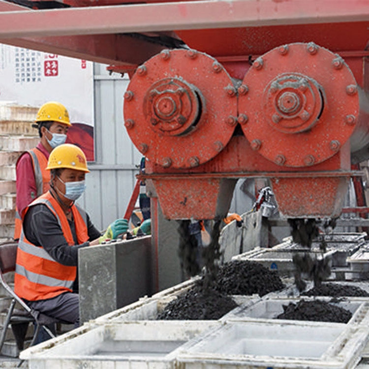 自動化小型構件生產線 公路護坡預制塊布料機 小構件脫模機