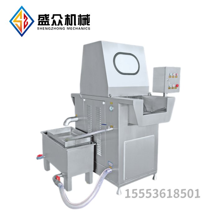 牛肉干連續(xù)式鹽水注射機 全自動可帶骨鹽水注射機 小型牛肉干設(shè)備