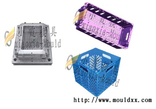 注塑模具，注塑周轉(zhuǎn)箱塑料模具