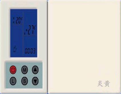 大液晶顯示壁掛爐無線溫控器YH-010b