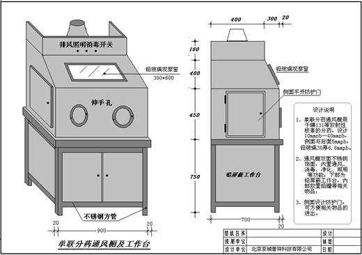 PX-HG核藥分裝防護通風柜