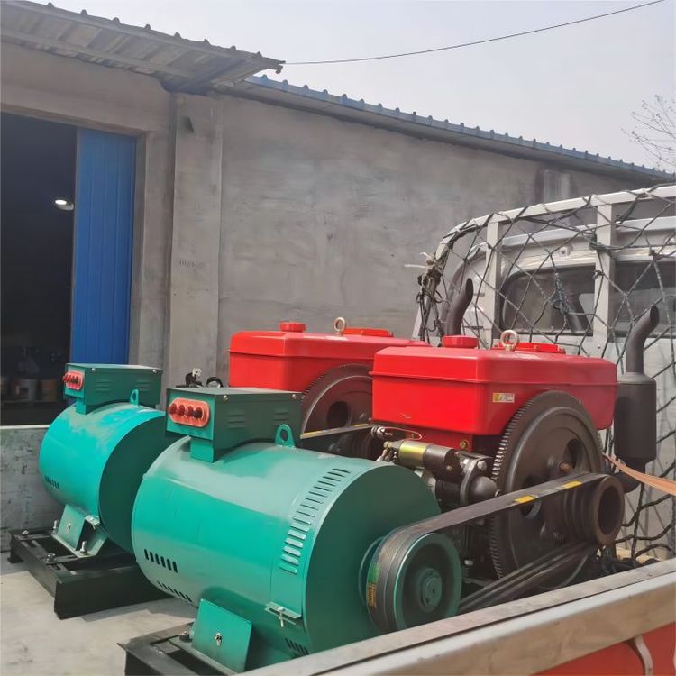 12kw凱匯成單缸電啟動有刷電機柴油發(fā)電機組