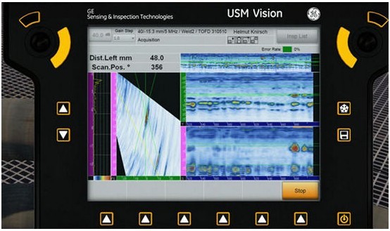 美國GE公司USM Vision超聲焊縫檢測探傷儀