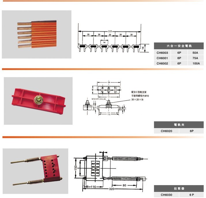 臺(tái)灣橋蕙ITS安全電軌價(jià)格,臺(tái)灣坤溢滑觸線型號(hào),勤工無接縫安全電軌滑觸線批發(fā)