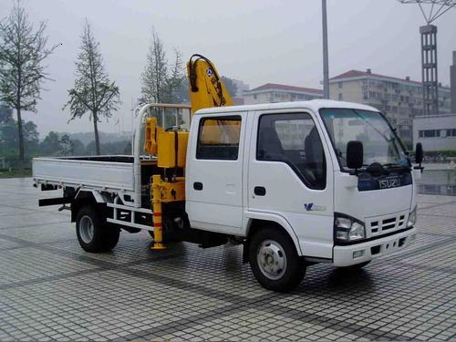 慶鈴五十鈴隨車起重運輸車(2T吊機)湖北吊車湖北隨車吊湖北汽車吊湖北工程機械