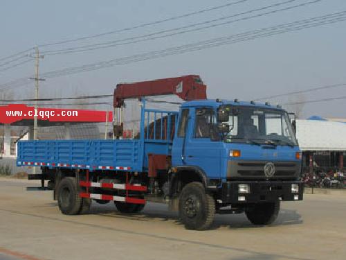 東風153隨車起重運輸車(6.3T-8T吊機)