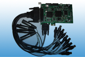 硬盤輸入輸出廣電用SDI采集卡