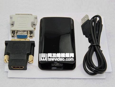 USB轉(zhuǎn)高清HDMI/DVI/VGA信號轉(zhuǎn)換器,可多顯示器顯示不同內(nèi)容