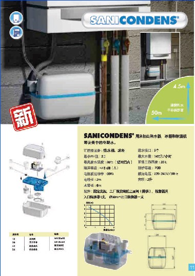 升利凝凈法國SFA進口污水提升泵冷凝泵空調(diào)冷凝水提升器專業(yè)設(shè)計施工總代理